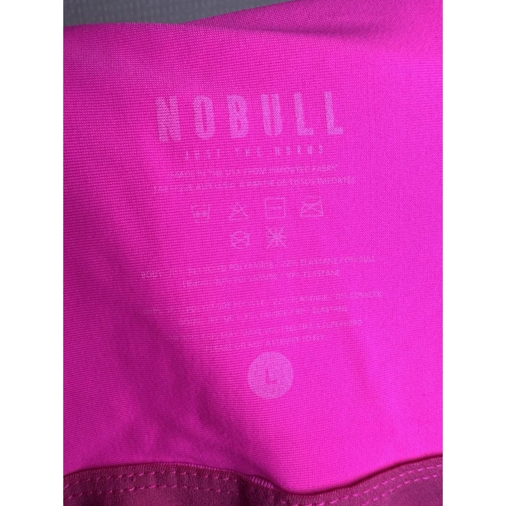 NOBULL One Piece Swimsuit Women's Large Hot Pink Racerback Athletic Training